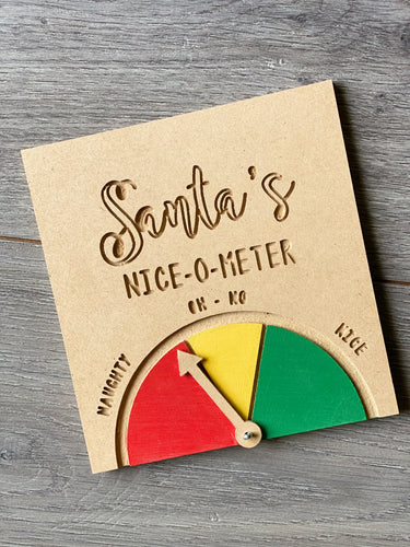 Santa naughty or nice meter