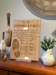 Step dad sign